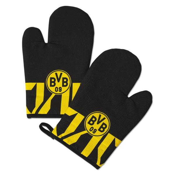 Borussia Dortmund BVB Ofenhandschuhe schwarzgelb